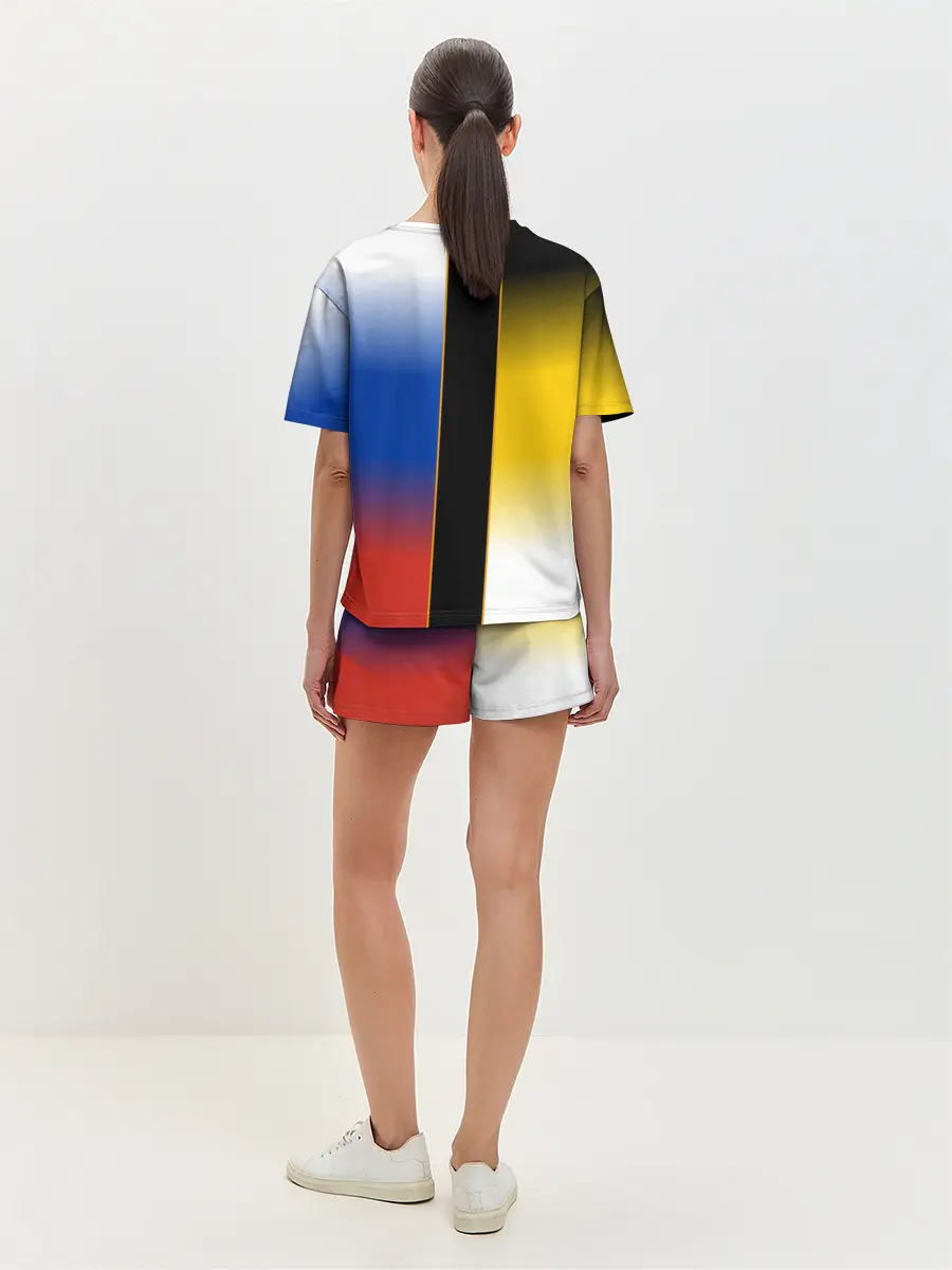 Женская пижама с шортами / Флаги Российской Империи