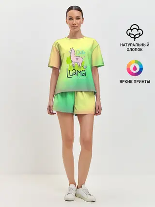 Женская пижама с шортами / LAMA