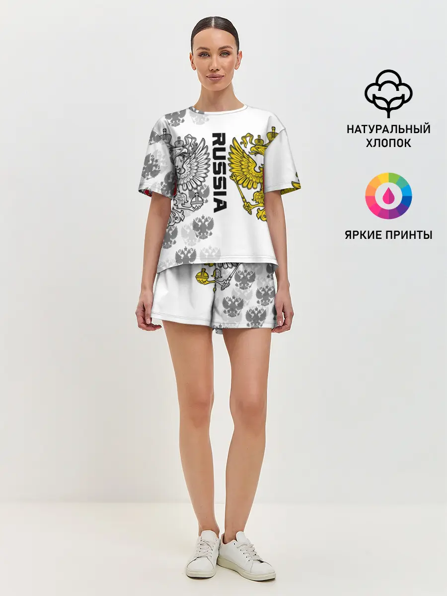 Женская пижама с шортами / Russia