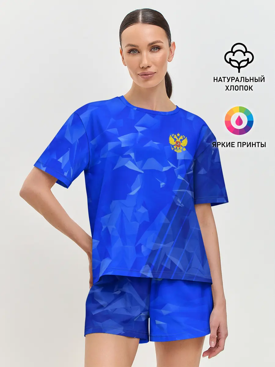 Женская пижама с шортами / RUSSIA SPORT