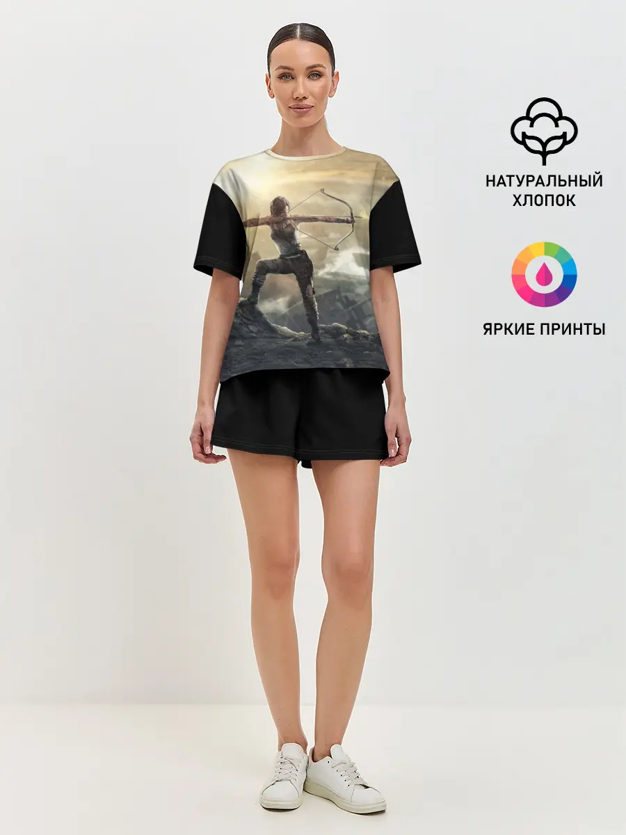 Женская пижама с шортами / Tomb raider