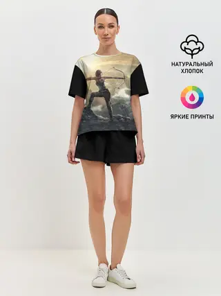 Женская пижама с шортами / Tomb raider