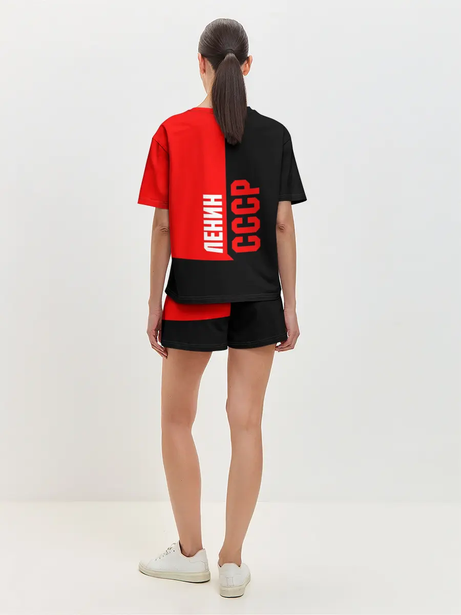 Женская пижама с шортами / Ленин