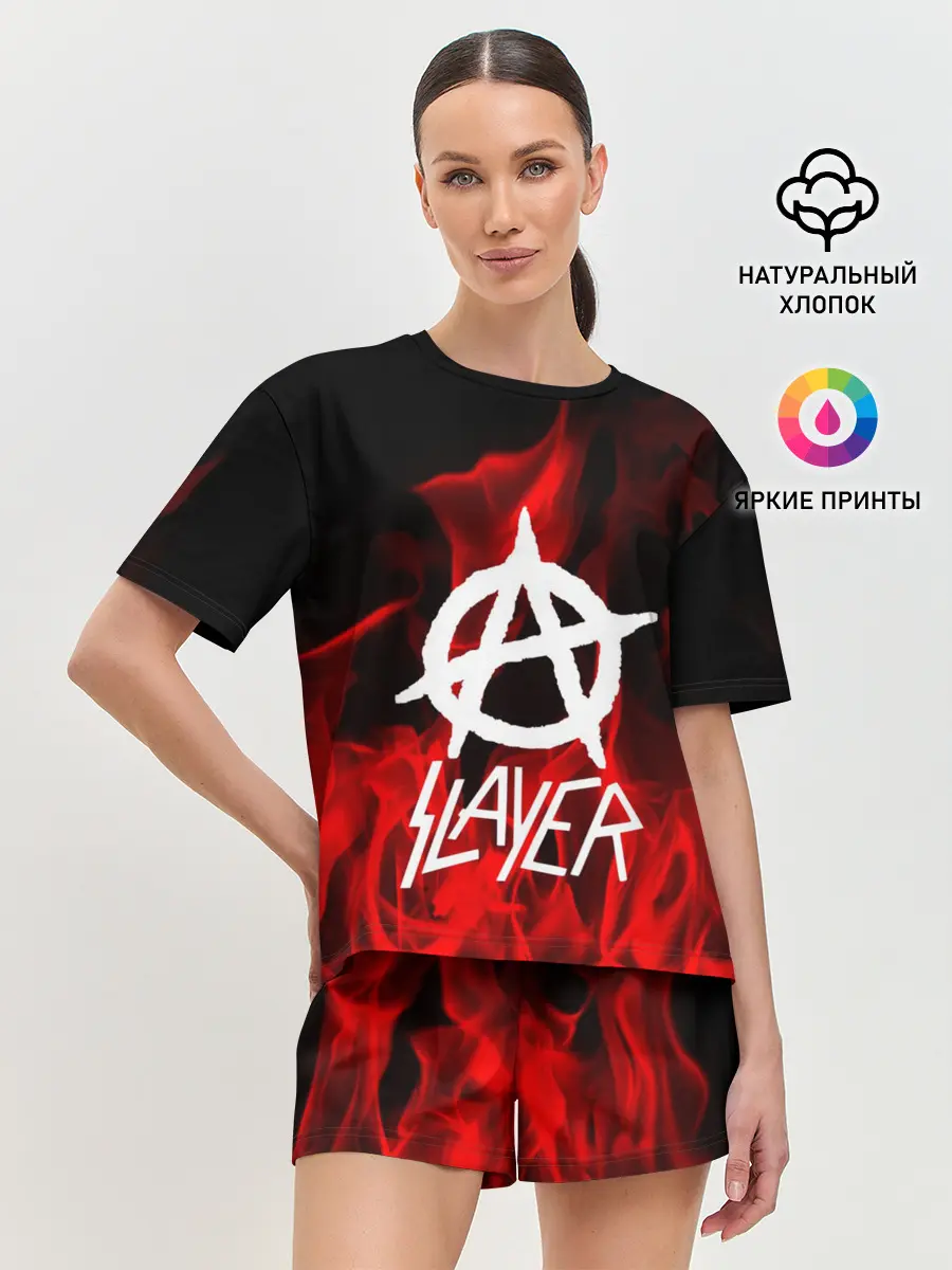 Женская пижама с шортами / SLAYER