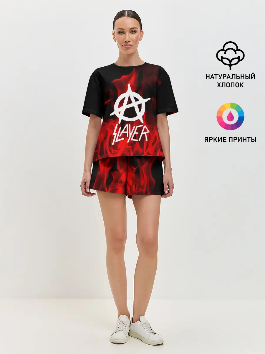 Женская пижама с шортами / SLAYER