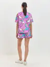 Женская пижама с шортами / Котики и Единороги