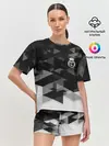 Женская пижама с шортами / Real Madrid Geometry Sport
