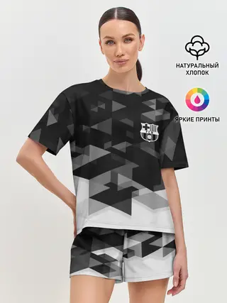 Женская пижама с шортами / Barcelona Geometry Sport