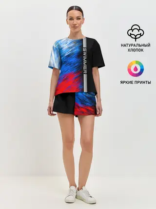 Женская пижама с шортами / Swimmer