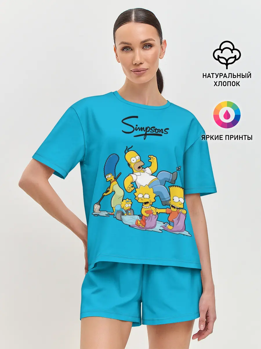 Женская пижама с шортами / Симпсоны