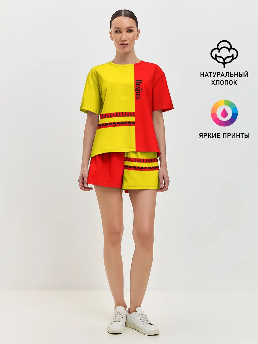 Женская пижама с шортами / The Beatles