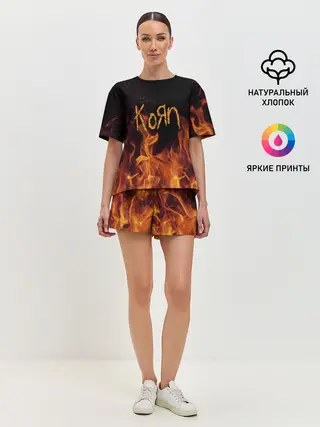 Женская пижама с шортами / Korn