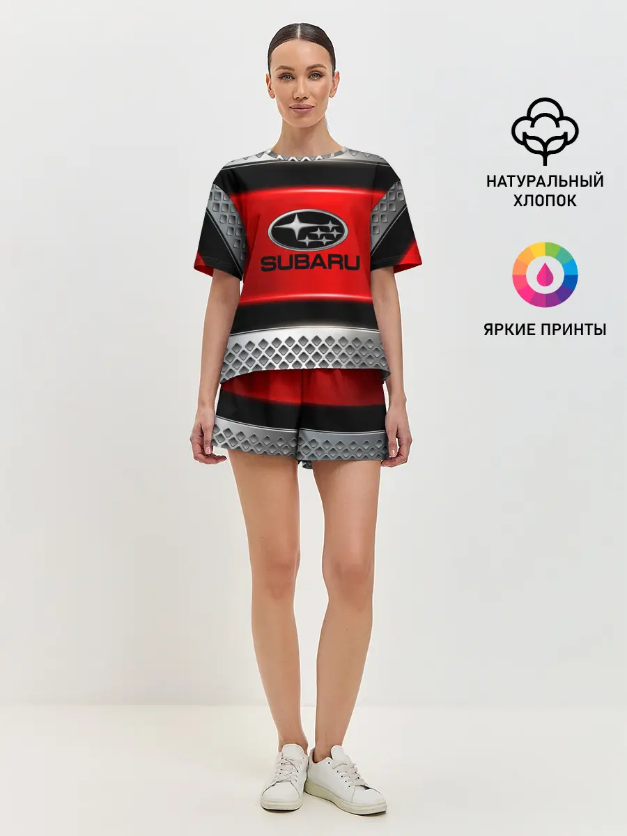 Женская пижама с шортами / SUBARU