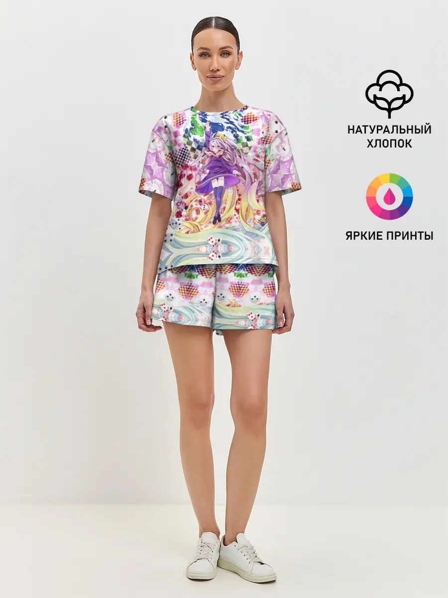 Женская пижама с шортами / No Game No Life_9