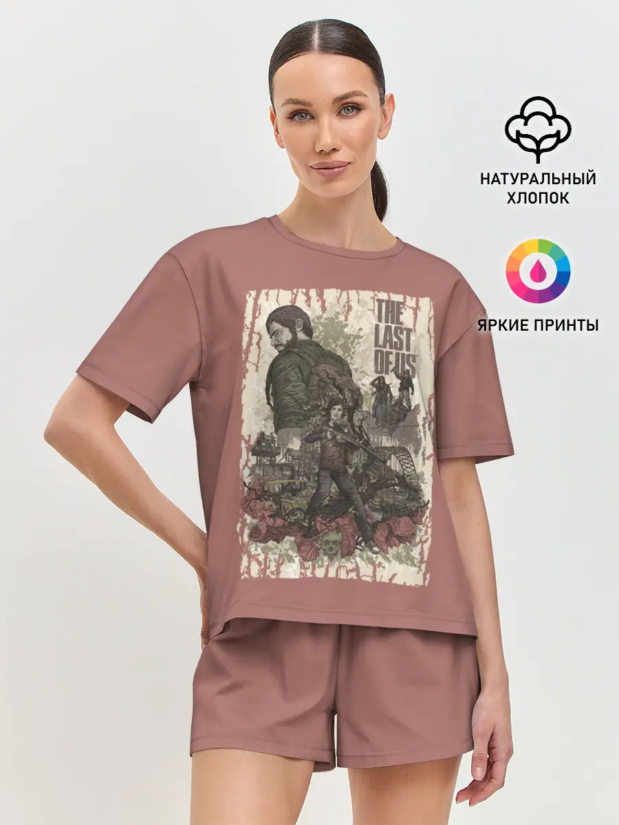 Женская пижама с шортами / The Last of Us_3