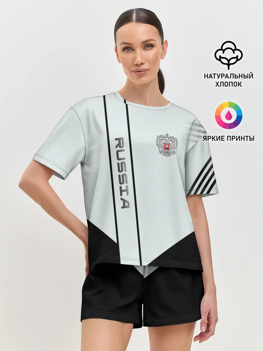 Женская пижама с шортами / Russia