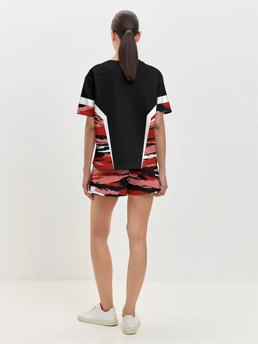 Женская пижама с шортами / Камуфляж СССР