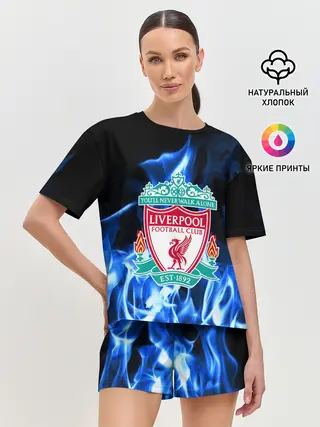 Женская пижама с шортами / LIVERPOOL