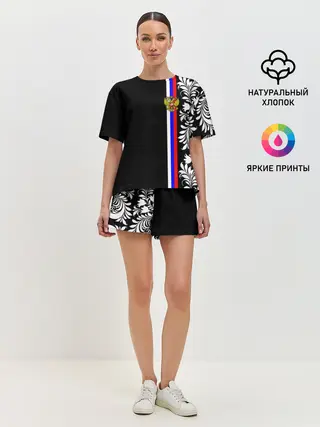 Женская пижама с шортами / Россия