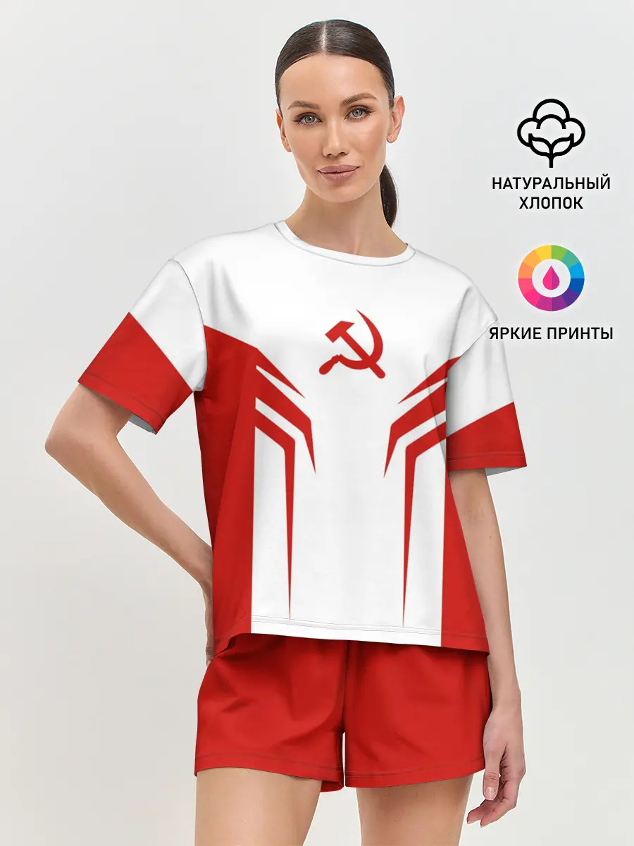 Женская пижама с шортами / СССР