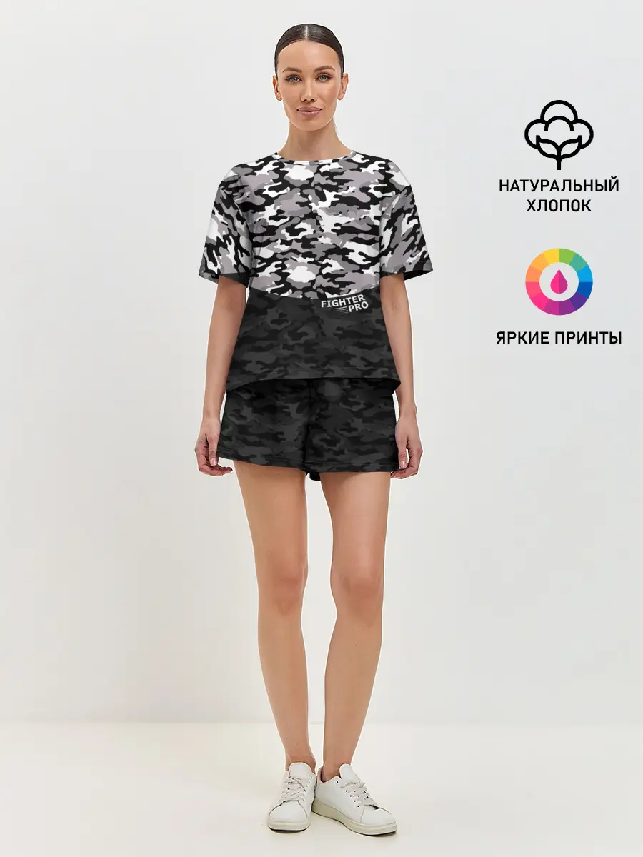 Женская пижама с шортами / Fighter PRO
