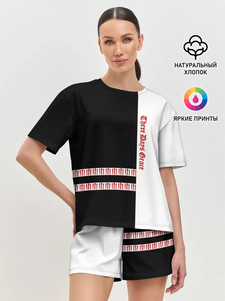 Женская пижама с шортами / Three Days Grace