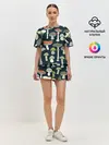 Женская пижама с шортами / Загадочный лес