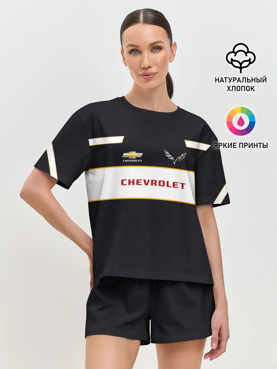 Женская пижама с шортами / Chevrolet