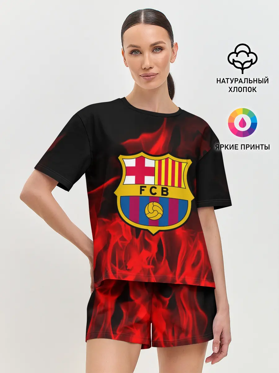 Женская пижама с шортами / BARCELONA SPORT