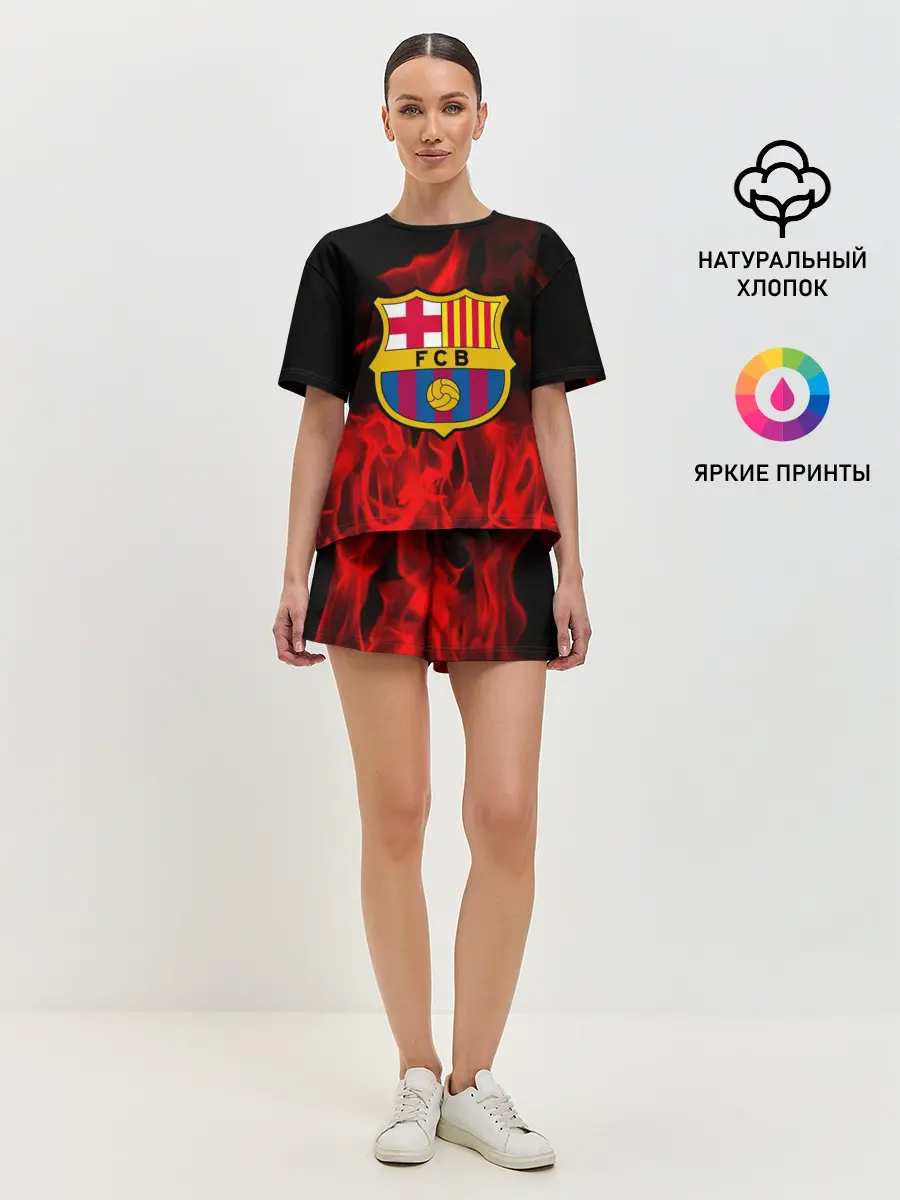 Женская пижама с шортами / BARCELONA SPORT