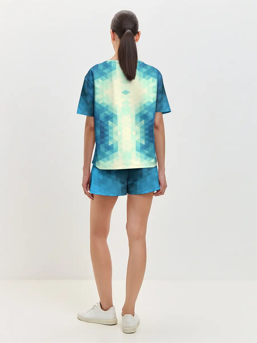 Женская пижама с шортами / Акула