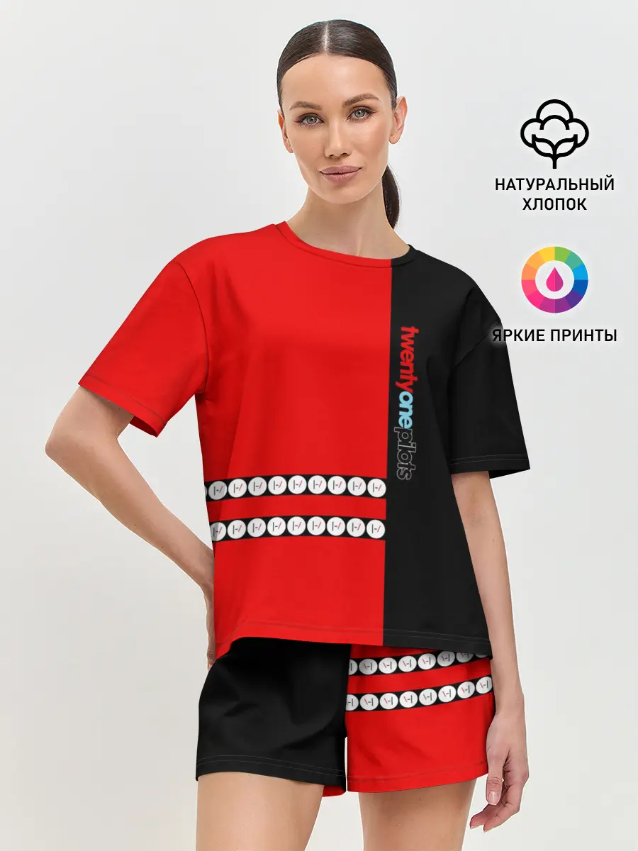 Женская пижама с шортами / Twenty One Pilots