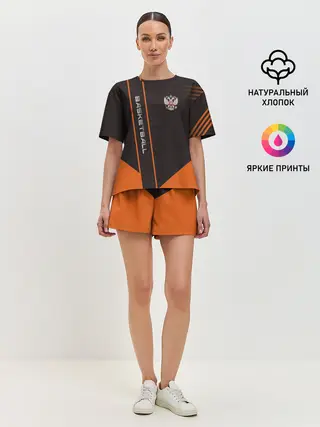 Женская пижама с шортами / Баскетбол