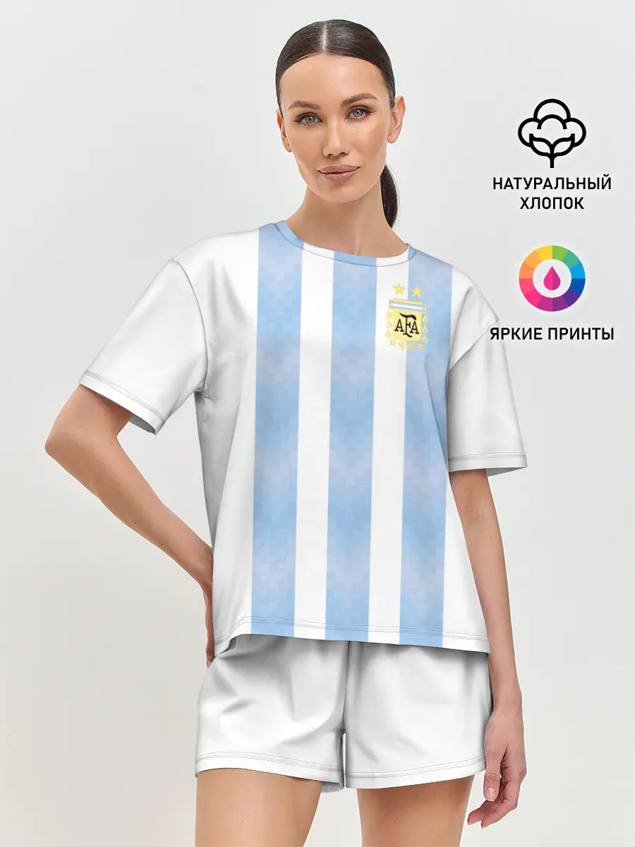 Женская пижама с шортами / Сборная Аргентины