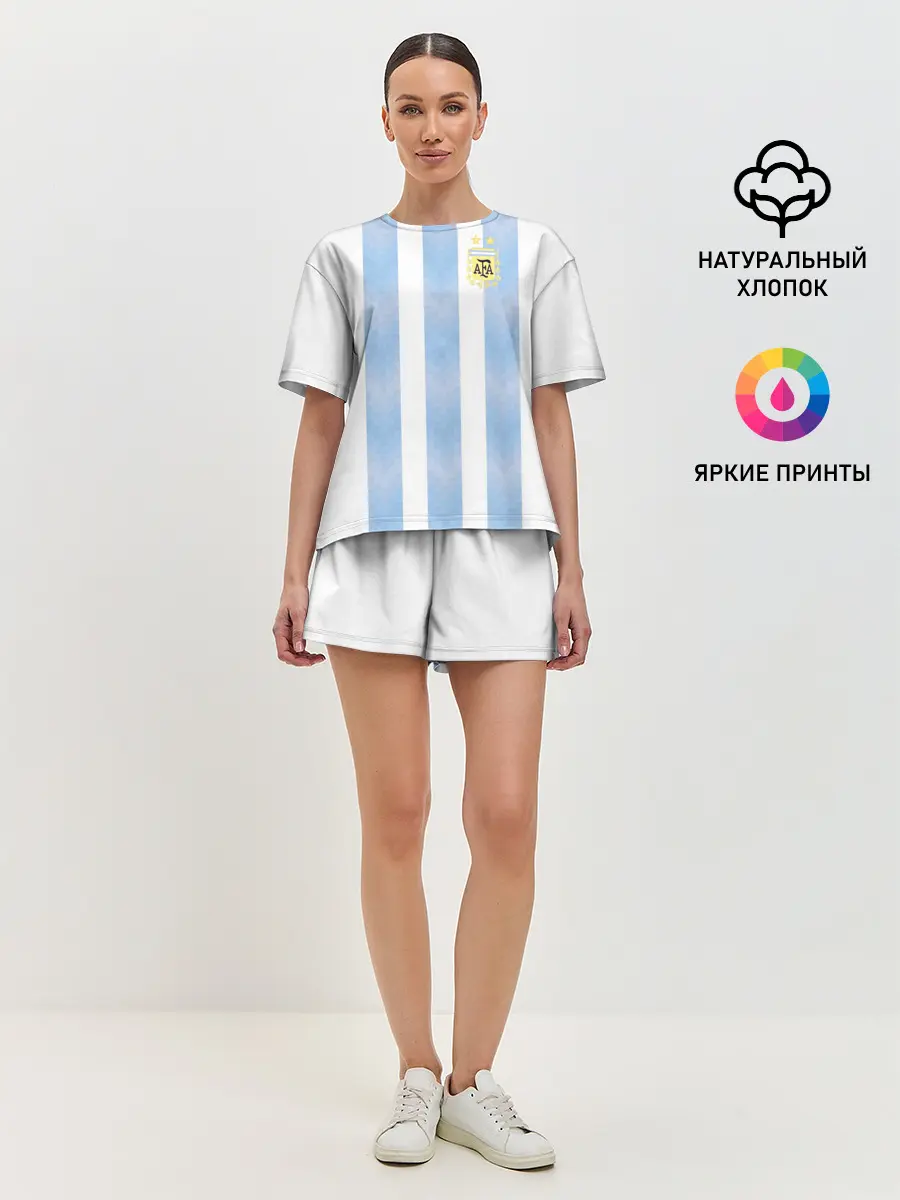 Женская пижама с шортами / Сборная Аргентины