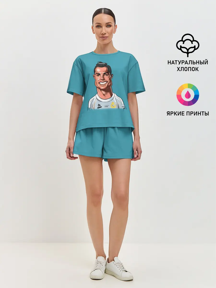 Женская пижама с шортами / КариРоналдо