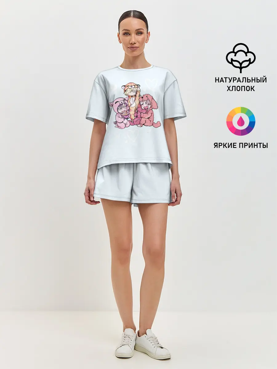 Женская пижама с шортами / Yuri on Ice_3