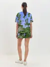 Женская пижама с шортами / Стив среди парящих островов.