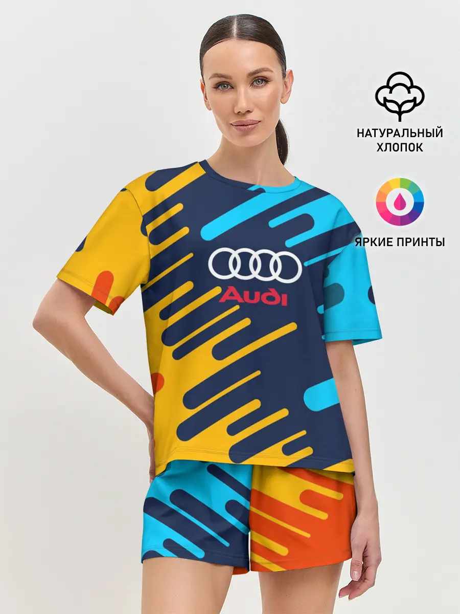 Женская пижама с шортами / AUDI.