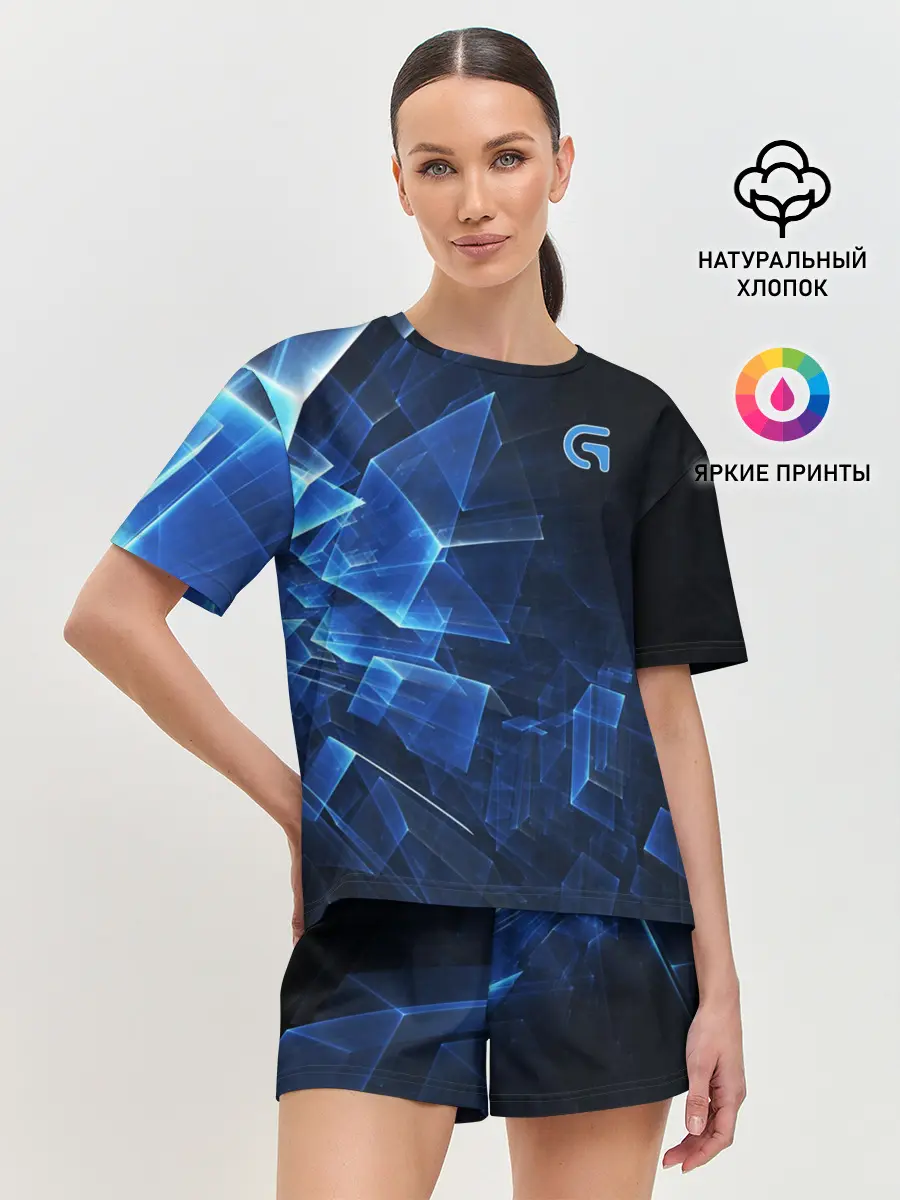 Женская пижама с шортами / GEOMETRY.