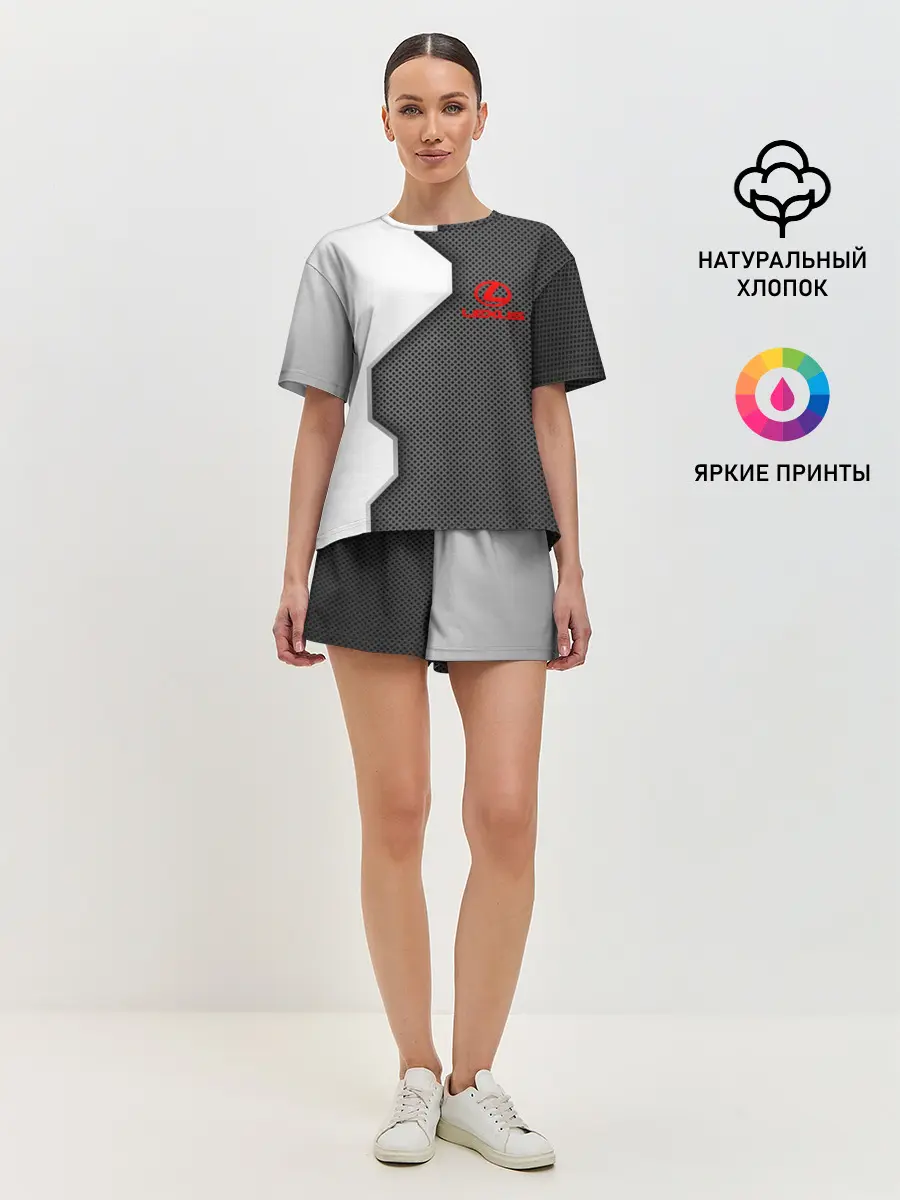 Женская пижама с шортами / Lexus sport uniform auto