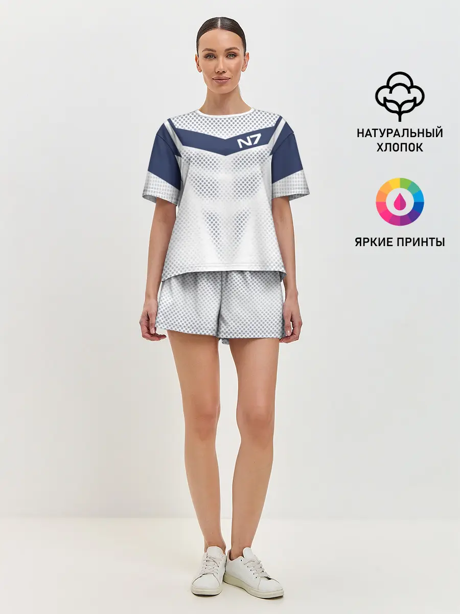 Женская пижама с шортами / Mass Effect N7