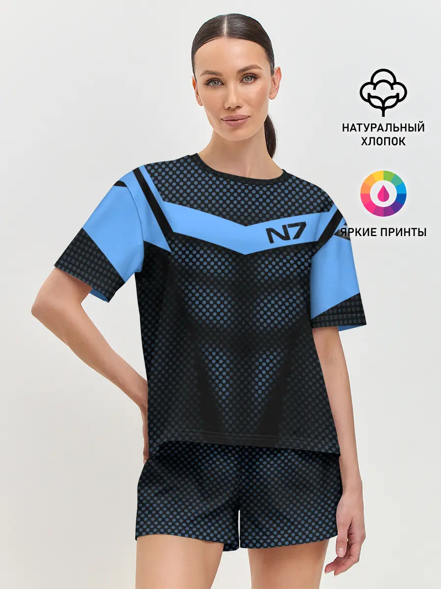 Женская пижама с шортами / Mass Effect N7
