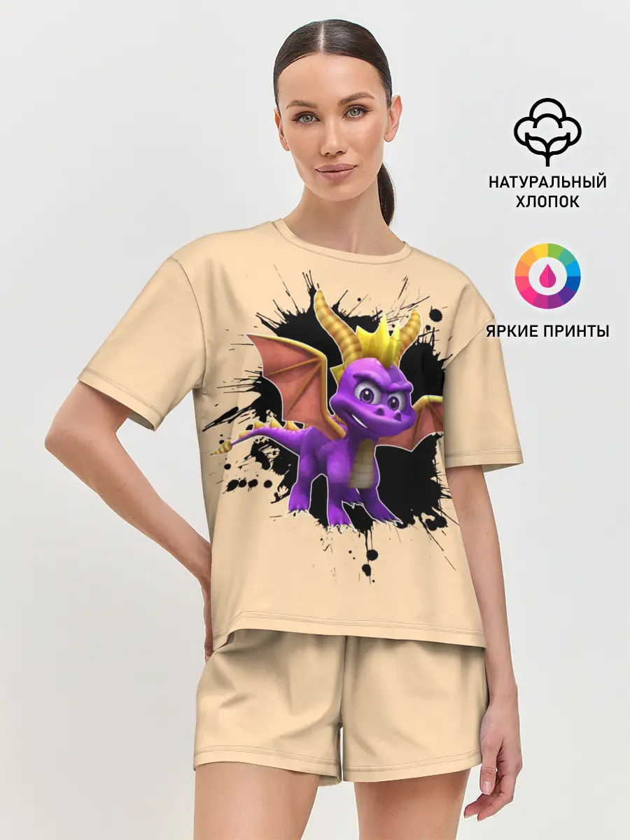 Женская пижама с шортами / Spyro