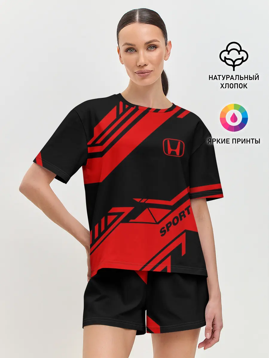 Женская пижама с шортами / HONDA SPORT