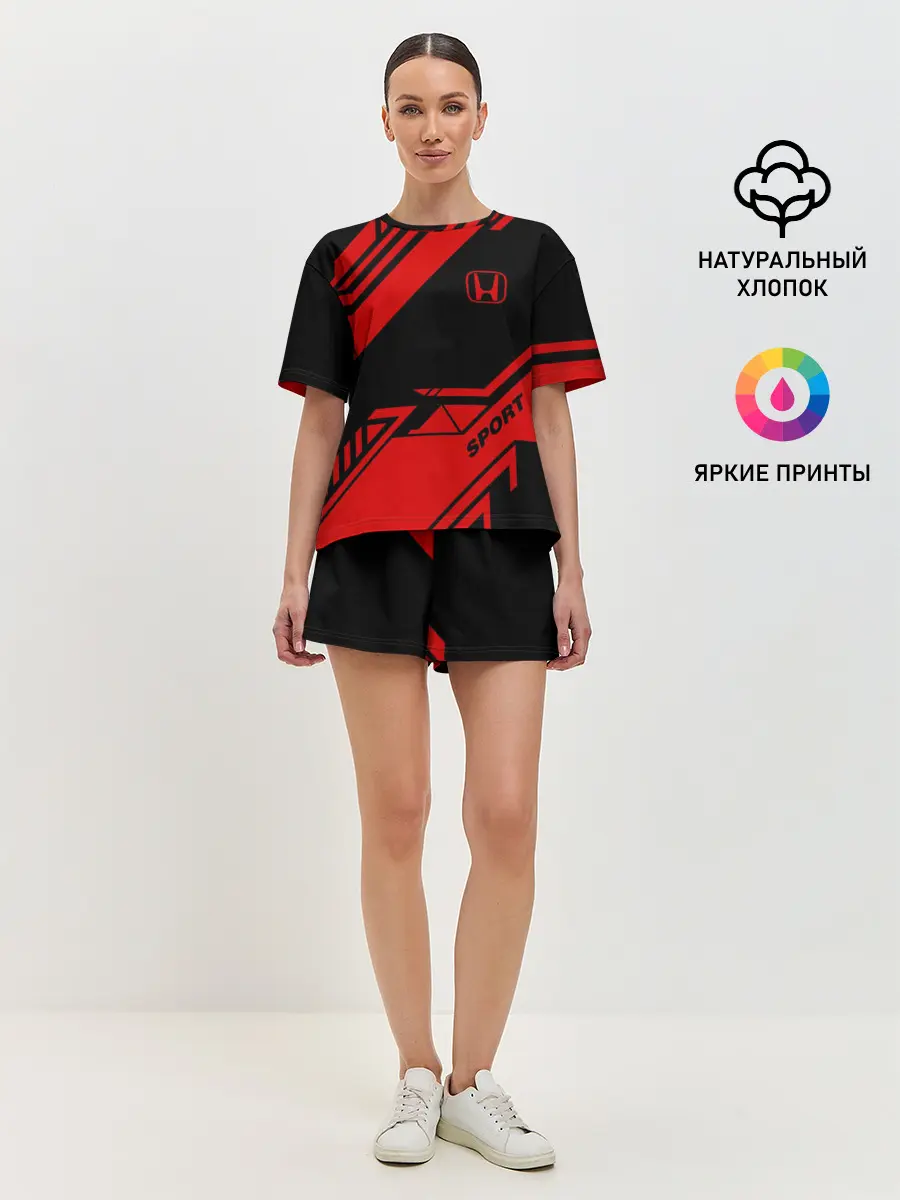 Женская пижама с шортами / HONDA SPORT