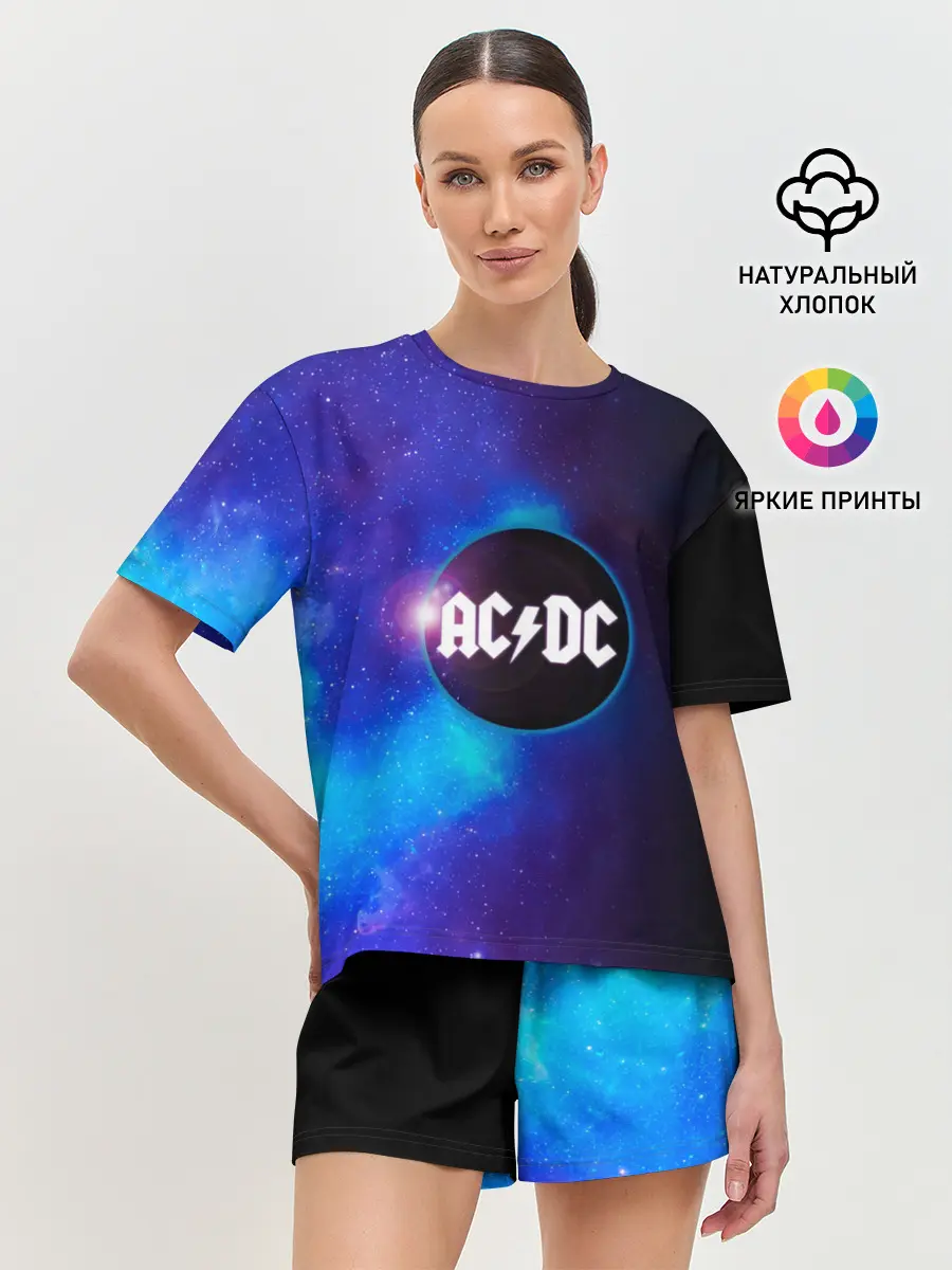 Женская пижама с шортами / ACDC