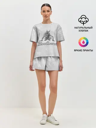 Женская пижама с шортами / Bloodborne