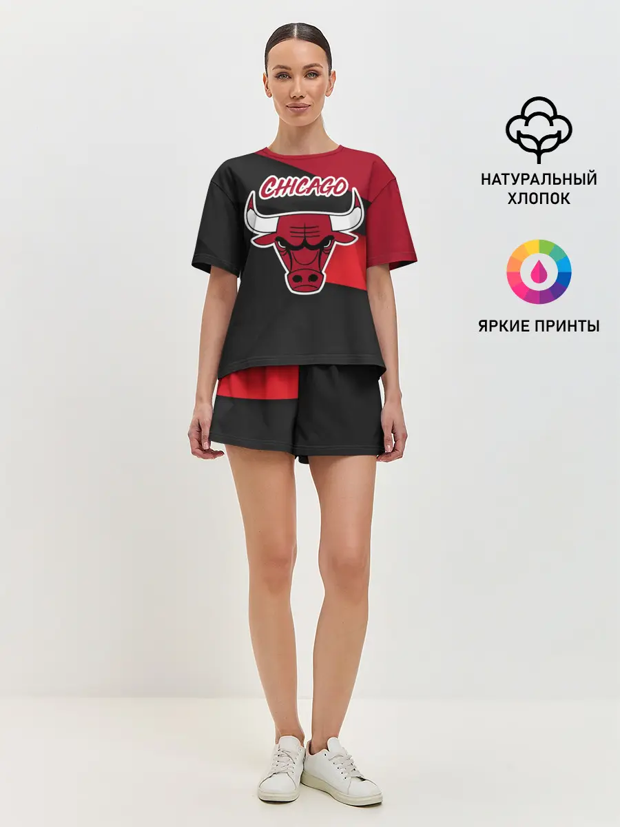 Женская пижама с шортами / Чикаго