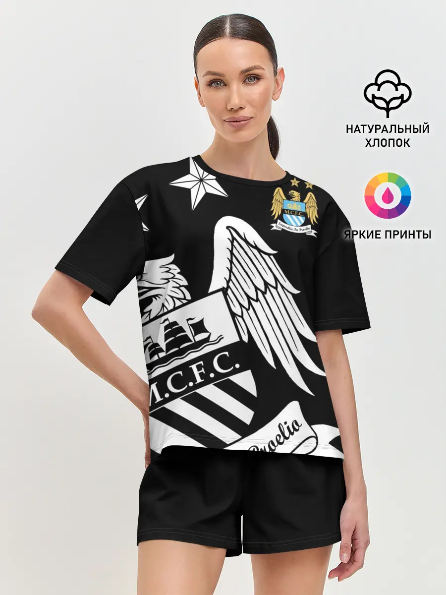 Женская пижама с шортами / Manchester City Exclusive